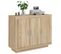 Buffet - Bahut - Meuble De Rangement Chêne Sonoma 92x35x75 Cm Bois D'ingénierie