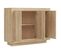 Buffet - Bahut - Meuble De Rangement Chêne Sonoma 92x35x75 Cm Bois D'ingénierie