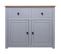 Buffet - Bahut - Meuble De Rangement Gris 93x40x80 Cm Pin Solide Assortiment Panama