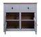 Buffet - Bahut - Meuble De Rangement Gris 93x40x80 Cm Pin Solide Assortiment Panama