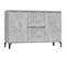 Buffet - Bahut - Meuble De Rangement Gris Béton 104x35x70 Cm Bois D'ingénierie