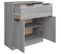 Buffet - Bahut - Meuble De Rangement Sonoma Gris 60x30x70 Cm Bois D'ingénierie