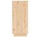 Lot De 2 Meuble De Rangement 31,5x34x75 Cm Bois Massif De Pin