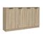 Lot De 2 Buffets - Bahut - Meuble De Rangement Chêne Sonoma 60x30x70 Cm Bois D'ingénierie