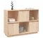 Buffet - Bahut - Meuble De Rangement 110,5x35x80 Cm Bois Massif De Pin