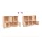 Buffet - Bahut - Meuble De Rangement 110,5x35x80 Cm Bois Massif De Pin