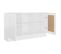 Buffet - Bahut - Meuble De Rangement Blanc 120x30,5x70 Cm Bois D'ingénierie