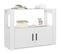 Buffet - Bahut - Meuble De Rangement Blanc Brillant 80x30x60 Cm Bois D'ingénierie