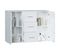 Buffet - Bahut - Meuble De Rangement Blanc Brillant 91x29,5x65 Cm Bois D'ingénierie