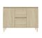 Buffet - Bahut - Meuble De Rangement Chêne Sonoma 101x35x70 Cm Bois D'ingénierie