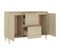 Buffet - Bahut - Meuble De Rangement Chêne Sonoma 101x35x70 Cm Bois D'ingénierie