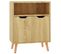 Buffet - Bahut - Meuble De Rangement Chêne Sonoma 60x30x72 Cm Bois D'ingénierie