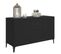 Buffet - Bahut - Meuble De Rangement Noir 100x36x60 Cm Bois D'ingénierie