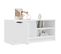 Meuble TV - Banc TV - Meuble De Rangement Pour Salon Blanc 80x35x36,5 Cm Bois D'ingénierie