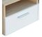 Meuble TV - Banc TV - Meuble De Rangement Pour Salon Bois D’ingénierie 95x35x36 Cm Chêne Et Blanc