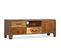 Meuble TV - Banc TV - Meuble De Rangement Pour Salon Bois Massif Vintage 118 X 30 X 40 Cm