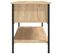 Meuble TV - Banc TV - Meuble De Rangement Pour Salon Chêne Sonoma 100x35x45 Cm Bois D'ingénierie