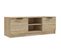 Meuble TV - Banc TV - Meuble De Rangement Pour Salon Chêne Sonoma 102x35x36,5 Cm Bois D'ingénierie