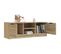 Meuble TV - Banc TV - Meuble De Rangement Pour Salon Chêne Sonoma 102x35x36,5 Cm Bois D'ingénierie