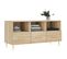 Meuble TV - Banc TV - Meuble De Rangement Pour Salon Chêne Sonoma 102x36x50 Cm Bois D'ingénierie