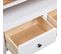 Meuble TV D'angle - Banc TV - Meuble De Rangement Blanc 93x49x49 Cm Pin Assortiment Panama