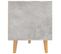 Meuble TV - Banc TV - Meuble De Rangement Pour Salon Gris Béton 90x40x48,5 Cm Bois D'ingénierie