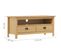 Meuble TV - Banc TV - Meuble De Rangement Pour Salon Marron Miel 110x40x47cm Bois De Pin Solide