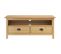 Meuble TV - Banc TV - Meuble De Rangement Pour Salon Marron Miel 110x40x47cm Bois De Pin Solide