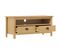 Meuble TV - Banc TV - Meuble De Rangement Pour Salon Marron Miel 110x40x47cm Bois De Pin Solide