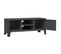 Meuble TV - Banc TV - Meuble De Rangement Pour Salon Industriel Anthracite 105x35x42 Cm Métal