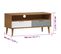 Meuble TV - Banc TV - Meuble De Rangement Pour Salon Marron 106x40x49 Cm Bois De Pin Massif