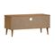 Meuble TV - Banc TV - Meuble De Rangement Pour Salon Marron 106x40x49 Cm Bois De Pin Massif