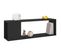 Meuble TV - Banc TV - Meuble De Rangement Pour Salon Noir 100x24x32 Cm Bois D'ingénierie