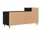 Meuble TV - Banc TV - Meuble De Rangement Pour Salon Noir 100x35x55 Cm Bois D'ingénierie