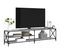 Meuble TV - Banc TV - Meuble De Rangement Sonoma Gris 200x40x50 Cm Bois D'ingénierie Et Métal