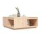 Table Basse, Table De Salon 100x101x40,5 Cm Bois Massif De Pin