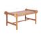 Table Basse, Table De Salon 100x50x45 Cm Teck Solide