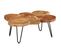 Table Basse, Table De Salon 36 Cm 6 Troncs Bois D'acacia Massif