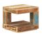 Table Basse, Table De Salon 45x45x40 Cm Bois De Récupération Massif