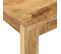 Table Basse, Table De Salon 55x55x35 Cm Bois De Manguier Massif