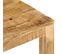 Table Basse, Table De Salon 55x55x35 Cm Bois De Manguier Massif