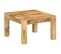 Table Basse, Table De Salon 55x55x35 Cm Bois De Manguier Massif