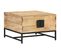 Table Basse, Table De Salon 67x67x45 Cm Bois De Manguier Massif