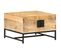 Table Basse, Table De Salon 67x67x45 Cm Bois De Manguier Massif