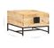 Table Basse, Table De Salon 67x67x45 Cm Bois De Manguier Massif