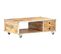 Table Basse, Table De Salon 89x59x33 Cm Bois Massif De Manguier Brut