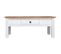 Table Basse, Table De Salon Blanc 100x60x45 Cm Pin Massif Assortiment Panama