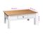 Table Basse, Table De Salon Blanc 100x60x45 Cm Pin Massif Assortiment Panama