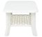 Table Basse, Table De Salon Blanc 90x60x46 Cm Plastique