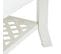 Table Basse, Table De Salon Blanc 90x60x46 Cm Plastique